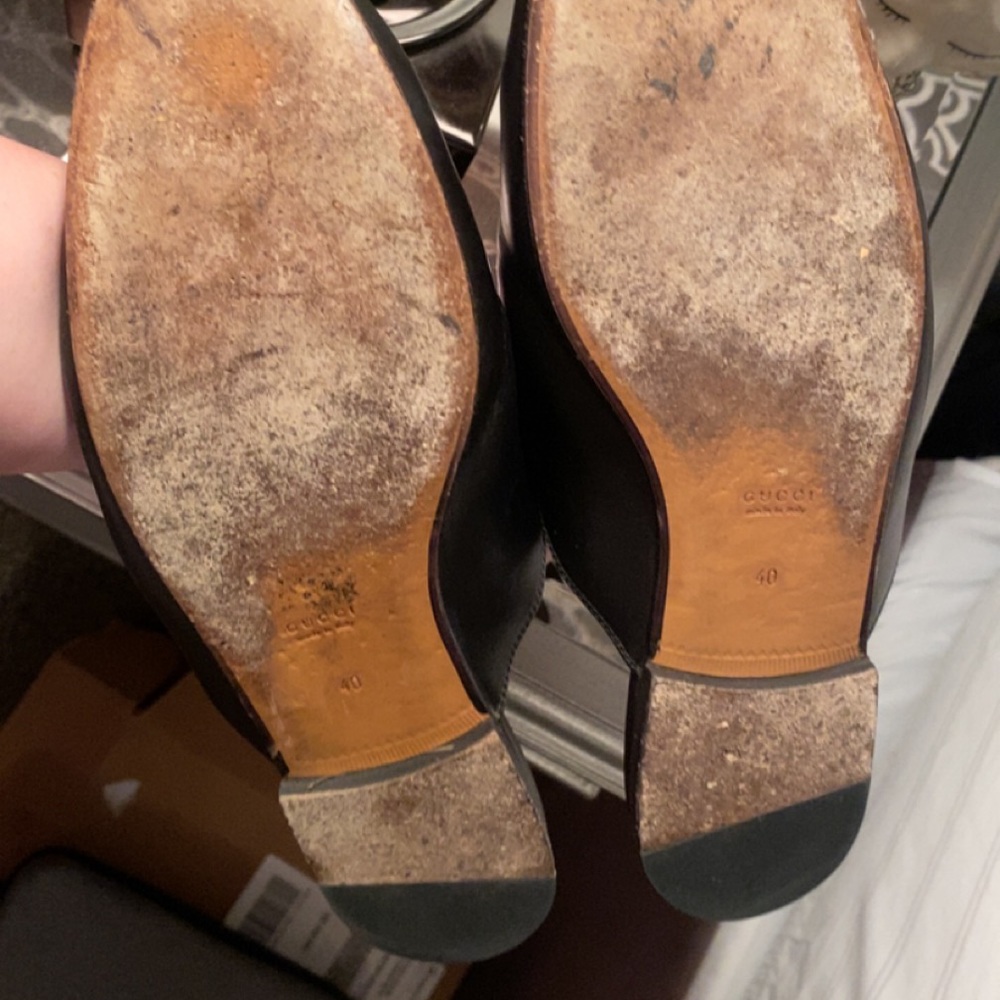 Authentic Gucci loafers! Well loved, but still have a ton of life left in them.